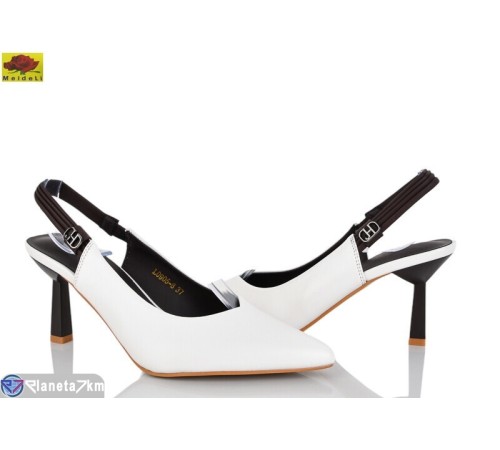 Туфлі жіночі на літо (6 пар р.36-40) білий  "Mei De Li"