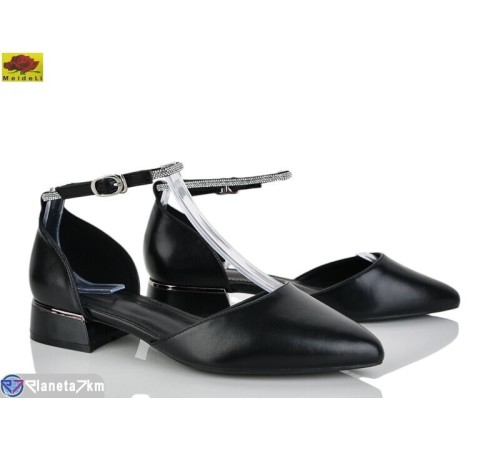 Туфлі жіночі на літо (6 пар р.36-40) чорний  "Mei De Li"