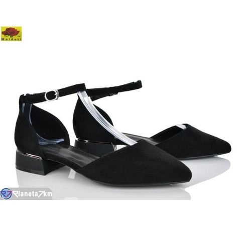 Туфлі жіночі на літо (6 пар р.36-40) чорний  "Mei De Li"