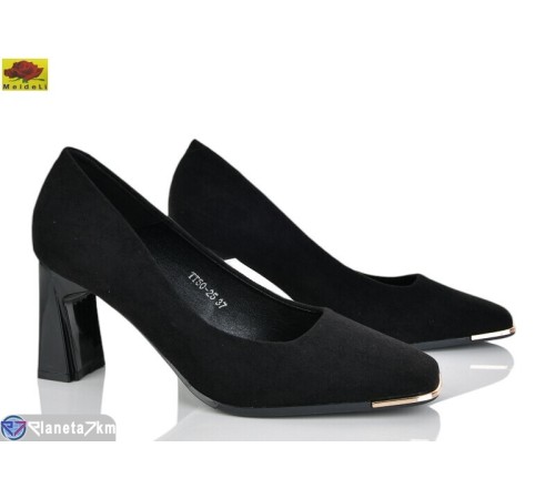 Туфлі жіночі на весну/осінь (6 пар р.36-40) чорний  "Mei De Li"