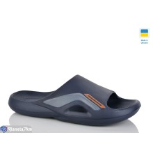 Шлепки чоловічі на літо (8 пар р.41-45) синій  "MURMUR"