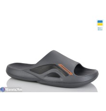 Шлепки чоловічі на літо (8 пар р.41-45) сірий  "MURMUR"