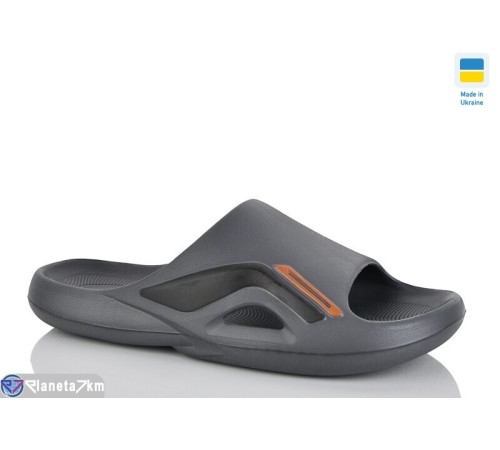 Шлепки чоловічі на літо (8 пар р.41-45) сірий  "MURMUR"
