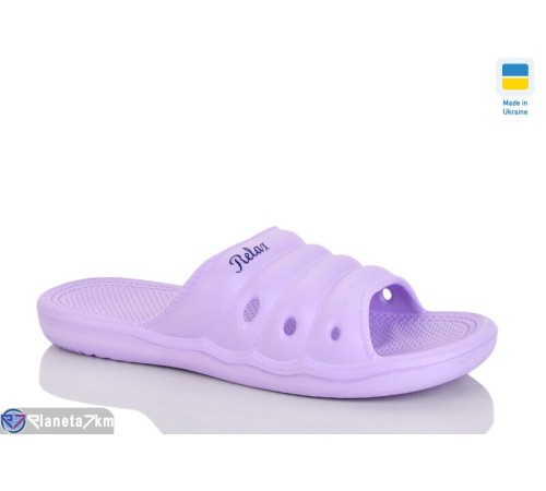 Шлепки жіночі на літо (8 пар р.36-41) фіолетовий  "MURMUR"
