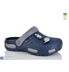 Кроки дитячі на літо (6 пар р.36-41) синій  "MURMUR"