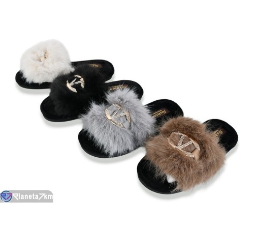 Тапки жіночі на зиму (12 пар р.36-41) мікс  "Melinda"