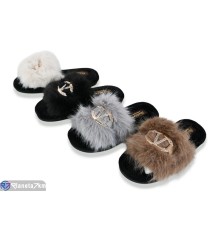 Тапки жіночі на зиму (12 пар р.36-41) мікс  "LINKA"