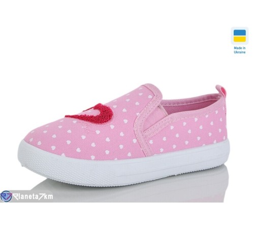 Сліпони дитячі на весну/осінь (6 пар р.26-31) рожевий  "SALIN"