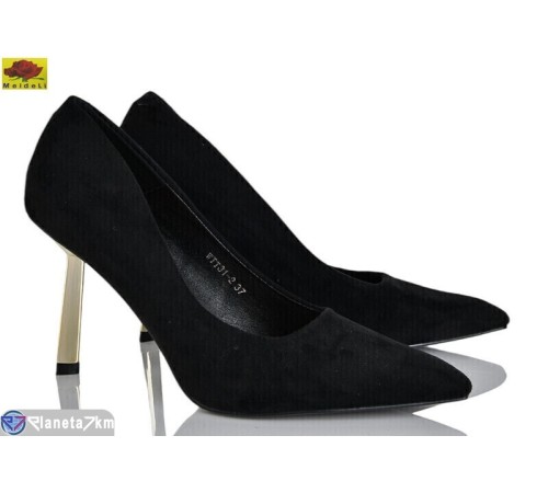 Туфлі жіночі на літо (6 пар р.36-40) чорний  "Mei De Li"