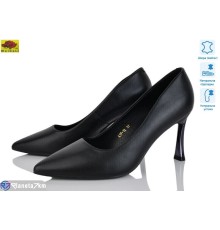 Туфлі жіночі на весну/осінь (6 пар р.36-40) чорний  "Mei De Li"
