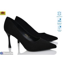 Туфлі жіночі на весну/осінь (6 пар р.36-40) чорний  "Mei De Li"