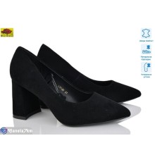 Туфлі жіночі на весну/осінь (6 пар р.36-40) чорний  "Mei De Li"