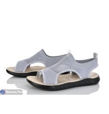 Босоніжки жіночі на літо (8 пар р.36-41) сірий  "DIXA"