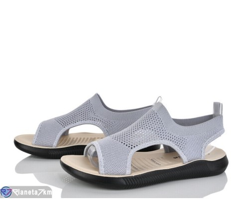Босоніжки жіночі на літо (8 пар р.36-41) сірий  "DIXA"