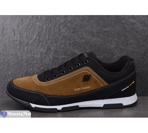 Кросівки чоловічі на весну/осінь (8 пар р.41-46) коричневий  "Bocelli"