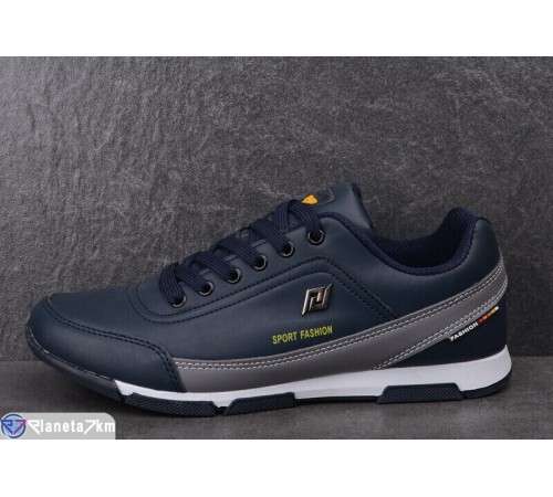 Кросівки чоловічі на весну/осінь (8 пар р.41-46) синій  "Bocelli"