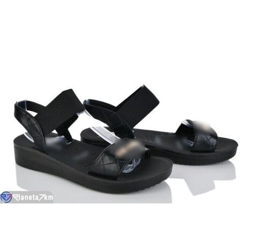 Босоніжки жіночі на літо (8 пар р.36-41) чорний  "DIXA"