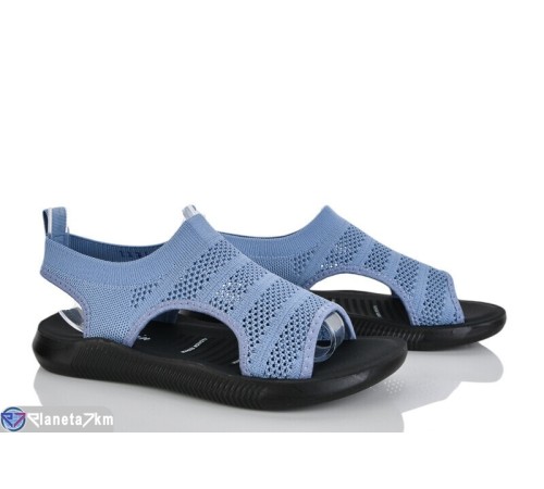 Босоніжки жіночі на літо (8 пар р.36-41) блакитний  "DIXA"