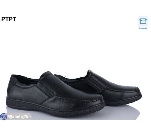 Туфлі чоловічі на весну/осінь (8 пар р.40-45) чорний  "PTPT"