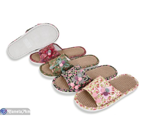 Тапки жіночі на весну/осінь (6 пар р.36-41) мікс  "Ladmir"