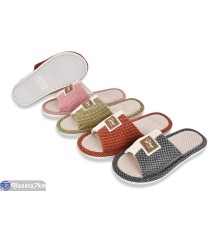 Тапки жіночі на весну/осінь (6 пар р.36-41) мікс  "Ladmir"