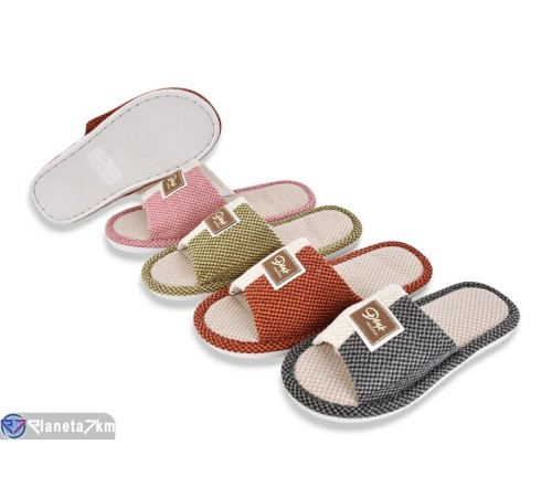 Тапки жіночі на весну/осінь (6 пар р.36-41) мікс  "Ladmir"