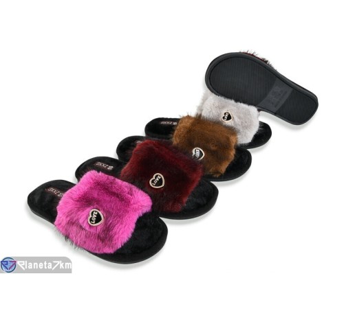 Тапки жіночі на весну/осінь (6 пар р.36-41) мікс  "Ladmir"