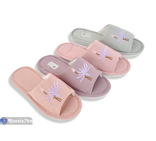 Тапки жіночі на весну/осінь (12 пар р.36-41) мікс  "IEFTIN"