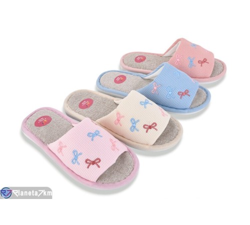 Тапки жіночі на весну/осінь (12 пар р.36-41) мікс  "IEFTIN"