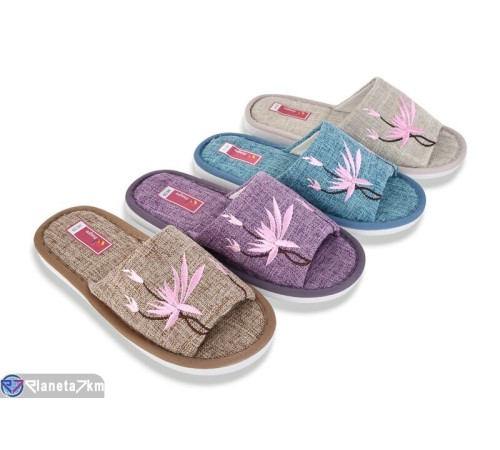 Тапки жіночі на весну/осінь (12 пар р.36-41) мікс  "IEFTIN"