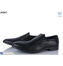 Туфлі чоловічі на весну/осінь (8 пар р.40-45) чорний  "PTPT"