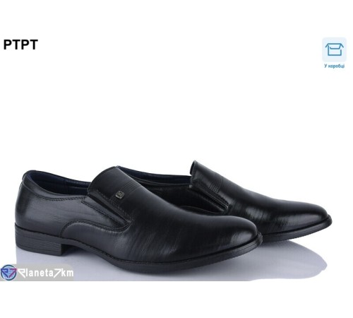 Туфлі чоловічі на весну/осінь (8 пар р.40-45) чорний  "PTPT"