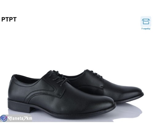 Туфлі чоловічі на весну/осінь (8 пар р.40-45) чорний  "PTPT"
