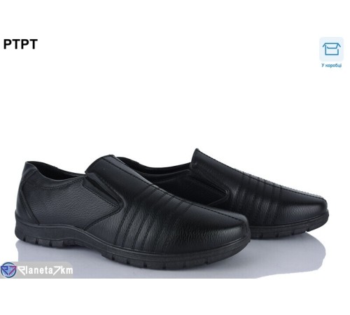 Туфлі чоловічі на весну/осінь (8 пар р.40-45) чорний  "PTPT"