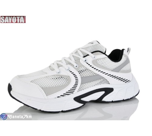Кросівки чоловічі на літо (8 пар р.41-45) білий  "Sayota"