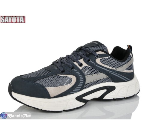 Кросівки чоловічі на літо (8 пар р.41-45) сірий  "Sayota"