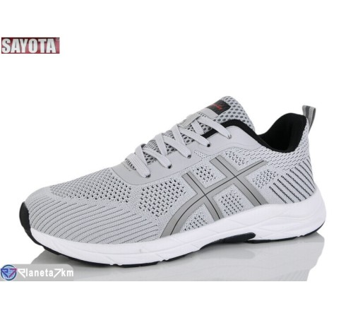 Кросівки чоловічі на літо (8 пар р.41-45) сірий  "Sayota"