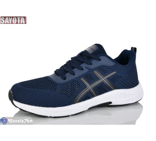 Кросівки чоловічі на літо (8 пар р.41-45) синій  "Sayota"