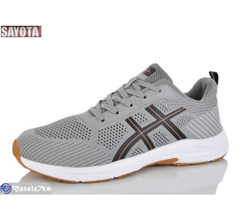 Кросівки чоловічі на літо (8 пар р.41-45) сірий  "Sayota"