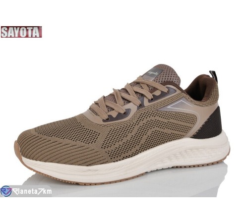 Кросівки чоловічі на літо (8 пар р.41-45) коричневий  "Sayota"