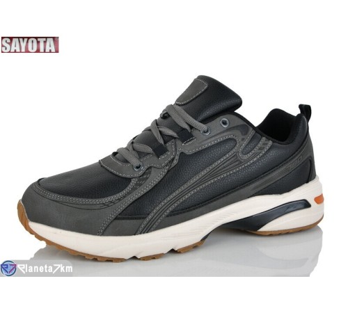 Кросівки чоловічі на весну/осінь (8 пар р.41-46) чорний  "Sayota"