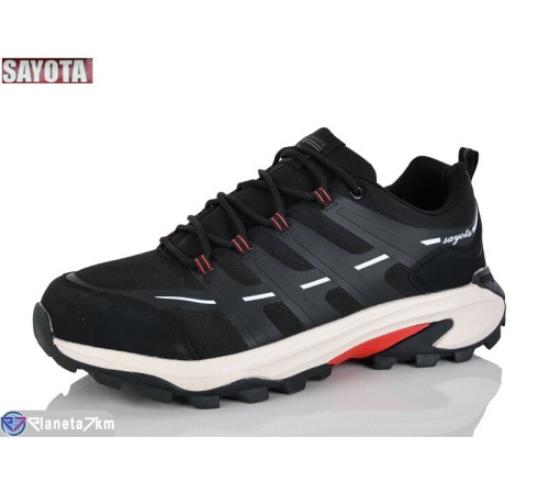 Кросівки чоловічі на весну/осінь (8 пар р.41-45) чорний  "Sayota"