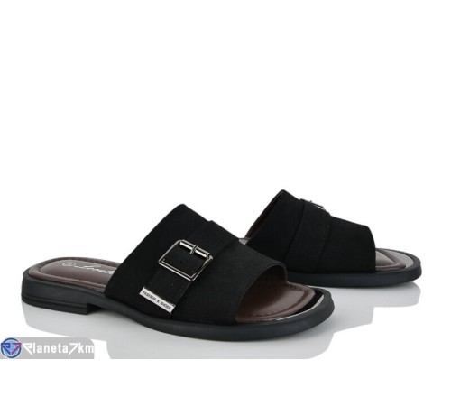 Шлепки жіночі на літо (8 пар р.36-41) чорний  "LOREDANA"