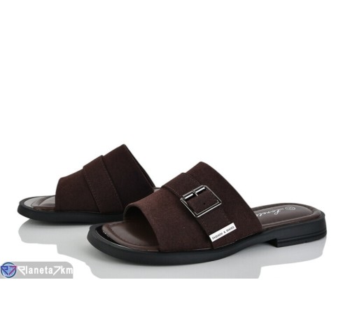 Шлепки жіночі на літо (8 пар р.36-41) коричневий  "LOREDANA"