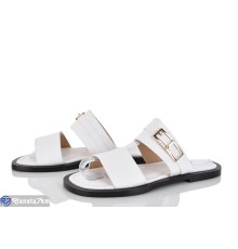 Шлепки жіночі на літо (8 пар р.36-41) білий  "LOREDANA"