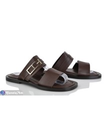 Шлепки жіночі на літо (8 пар р.36-41) коричневий  "LOREDANA"