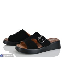 Шлепки жіночі на літо (8 пар р.36-41) чорний  "LOREDANA"