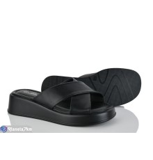 Шлепки жіночі на літо (8 пар р.36-41) чорний  "LOREDANA"