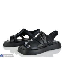 Босоніжки жіночі на літо (8 пар р.36-41) чорний  "LOREDANA"