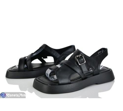 Босоніжки жіночі на літо (8 пар р.36-41) чорний  "LOREDANA"